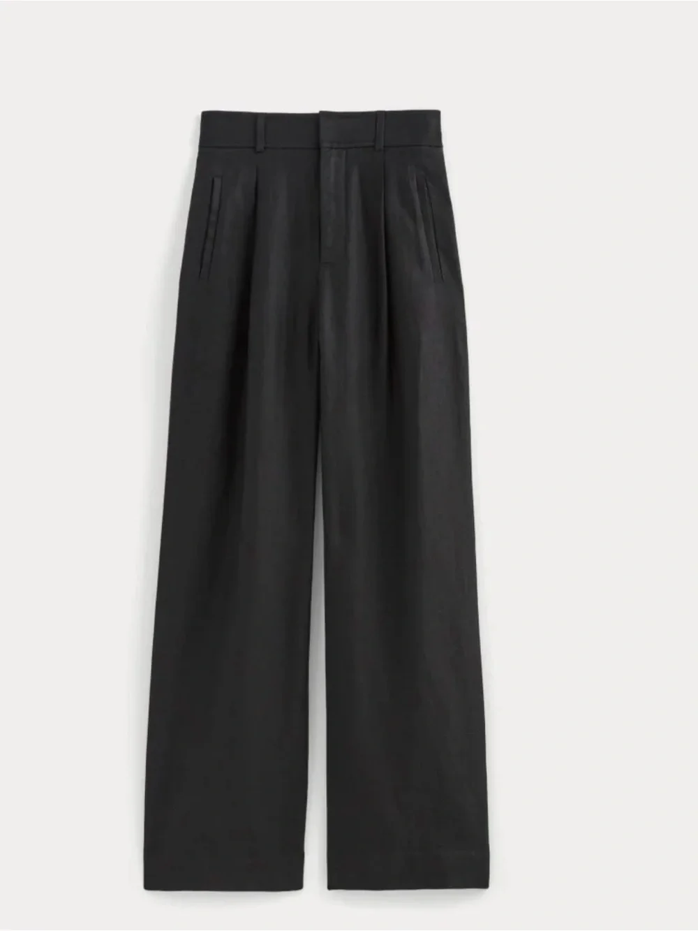 EVERLANE The Linen Way-High Drape Pant 100% European Flax , size 6